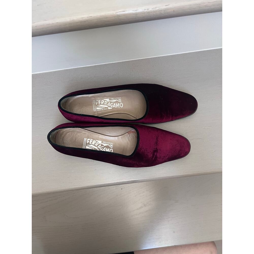 Ferragamo Velvet Smoking Slippers - Picture 2 of 7